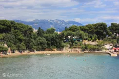 Plaža Firule - pogled na plažo iz zraka