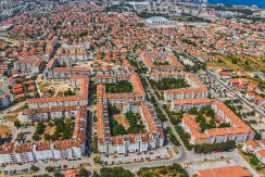 Apartmány Zadar - letecký pohled na město