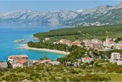 Apartments in Promajna – view of the Adriatic coast and mountains