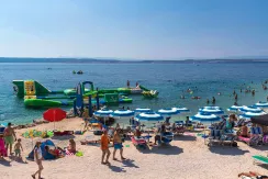 Plaža Omorika - pogled na plažu